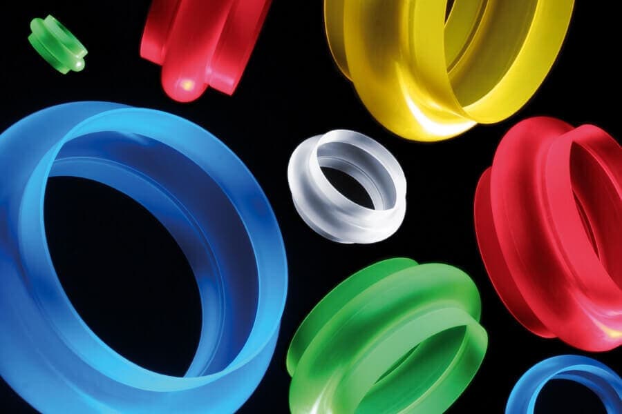 STANDARD STOCK FOOD QUALITY TRANSLUCENT SILICONE RUBBER BELLOWS - J-FLEX