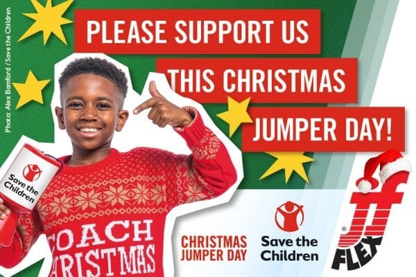 Día del jersey de Navidad de Save the Children