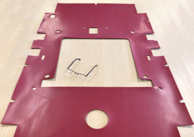 large-custom-cut-red-black-gasket